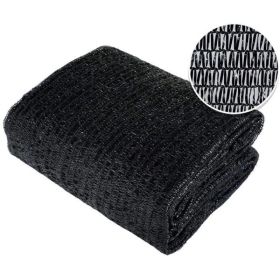 12ft*6ft This Finished Black Shade Net Provides Efficient Shading, Protects Plant Health, And Enhances Gardening Results. (Option: 12ft20ft)
