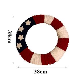 1PC Wooden tags for Independence Day, patriotic American homes, rural areas, wooden walls, door decorations, wooden crafts (Color: 51, size: 40*40*0.5cm)