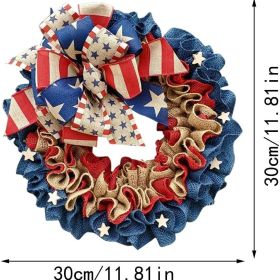 1PC Wooden tags for Independence Day, patriotic American homes, rural areas, wooden walls, door decorations, wooden crafts (Color: 50, size: 30*30*0.5cm)