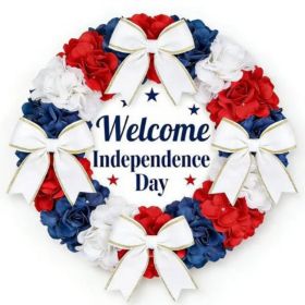 1PC Wooden tags for Independence Day, patriotic American homes, rural areas, wooden walls, door decorations, wooden crafts (Color: 56, size: 30*30*0.5cm)